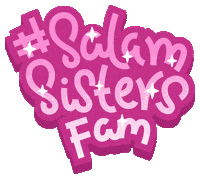 stars glitter Sticker by Salam Sisters