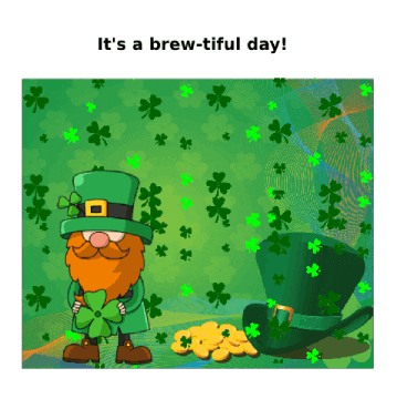 mickey and minnie st patricks day gif