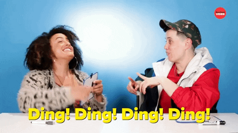 Ding Ding Romance GIF by BuzzFeed