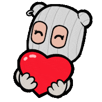 Heart Love Sticker by a KID called BEAST