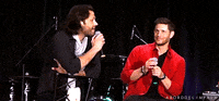 aborddelimpala look jensen ackles jared padalecki heart eyes GIF