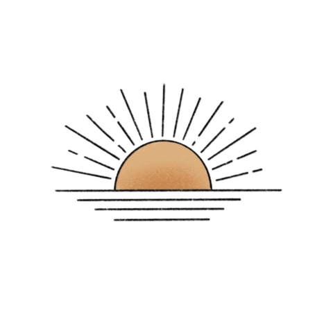 Sunset Boho Sticker by Bohoswing