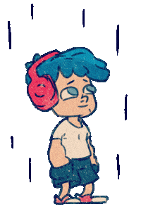 DocZoidberg nature rain whatever weather Sticker