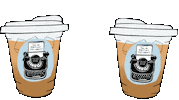 Iced Coffee Cheers Sticker by MrHugoFilipe