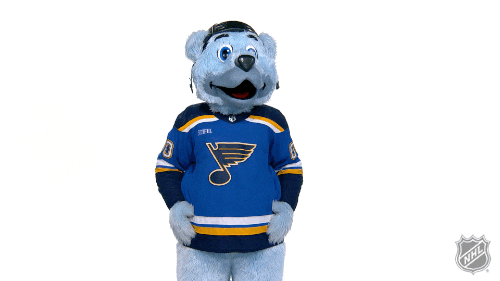 Happy St Louis Blues GIF by NHL