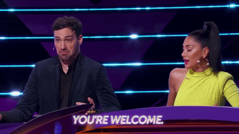 Nicole Scherzinger Youre Welcome GIF by The Masked Singer