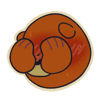 Bear Blushing Sticker by MokaJake