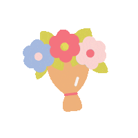 Valentines Day Flowers Sticker by Skin Cupid