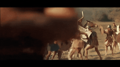 laughingacademy giphygifmaker spartacus stanley kubrick kirk douglas GIF