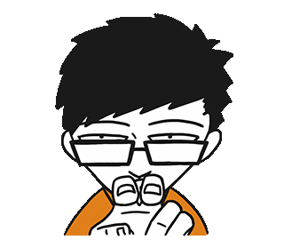 Pointing Staring Sticker