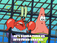 season 8 frozen face-off GIF by SpongeBob SquarePants