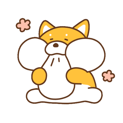 mochitown giphyupload eat shiba 강아지 Sticker