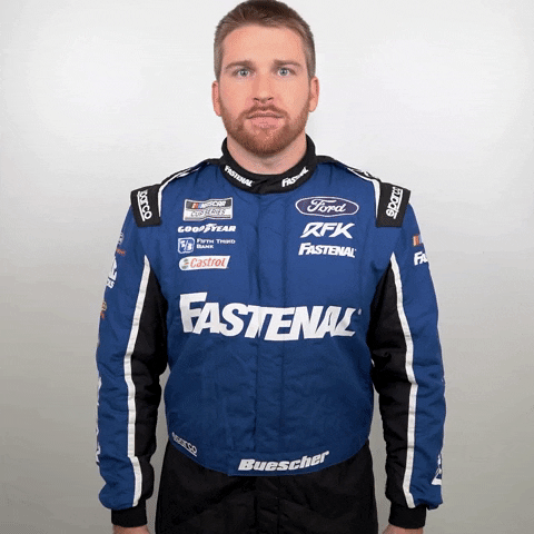rfkracing nascar chris buescher fastenal rfk racing GIF