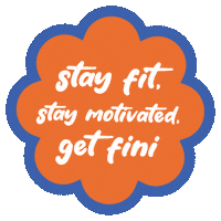 Stay Fit Mental Health Sticker by fini