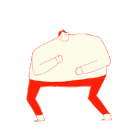 Happy Dance Sticker by Léon Moh-Cah