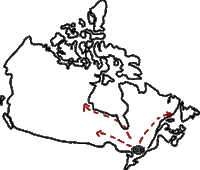 Canada Map Sticker by Maker House Co.