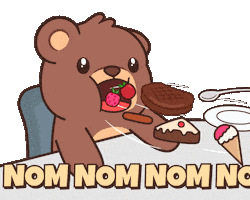 Hungry Fast Food Sticker by BEARISH