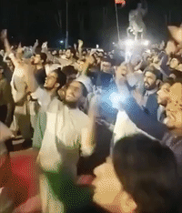 Imran Khan Supporters Gather in Abbottabad