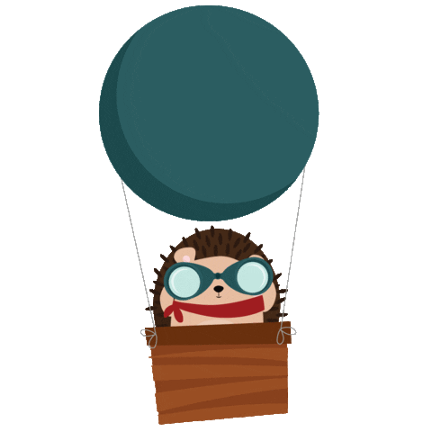 Hot Air Balloon Travel Sticker