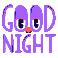 Tired Good Night Sticker by Parallel Teeth