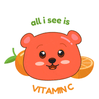 Vitamin C Gummy Vitamins Sticker by Health Fusion