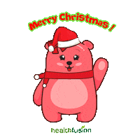 Merry Christmas Sticker by Health Fusion