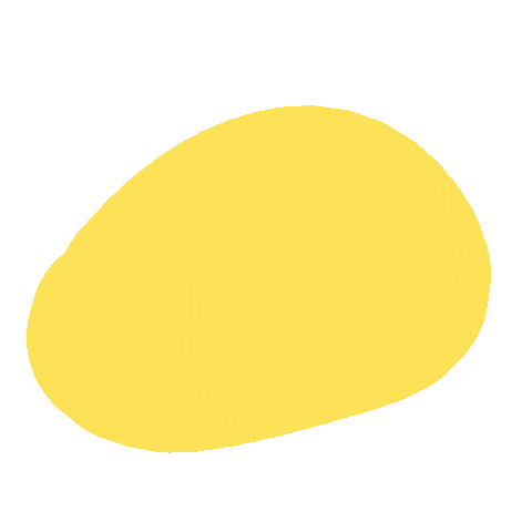 Yellow Blob Sticker