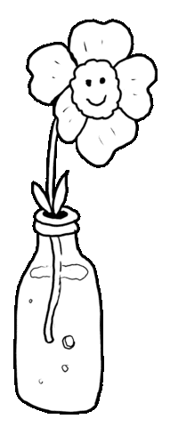 Happy Flower Sticker by TRIPPIESTEFF
