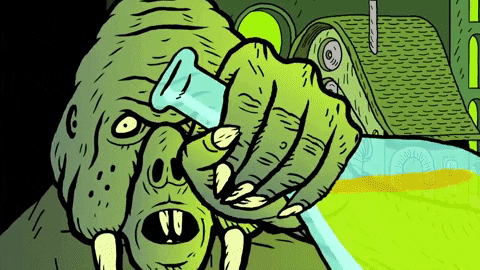 chadvangaalen giphydvr animation music video trippy GIF