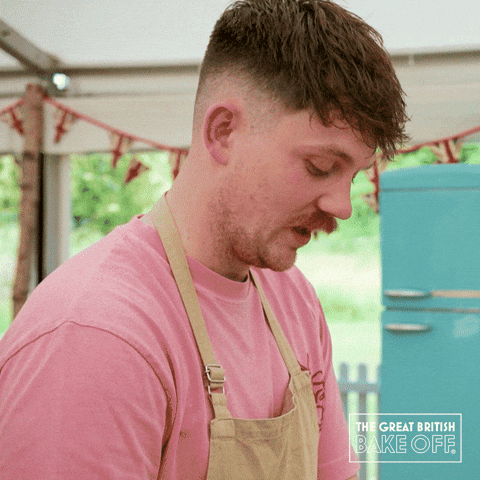 Disbelief Nod GIF by The Great British Bake Off