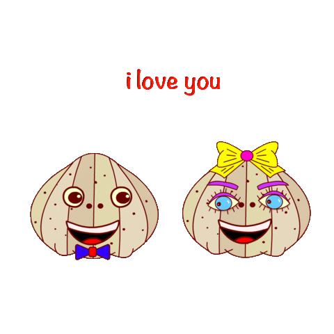 Excited Love You Sticker