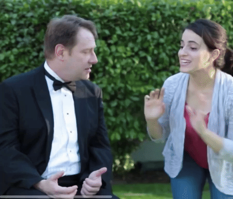 RabidDawgClassic jazz hands ron l palmer taisa zveiter GIF