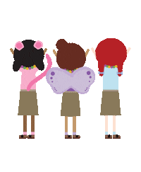 Butterfly Cubs Sticker by Mount Carmel Academy