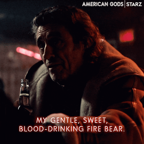 Soothing Ian Mcshane GIF by American Gods
