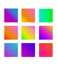 pokrasstudio rainbow gradient радуга краска Sticker