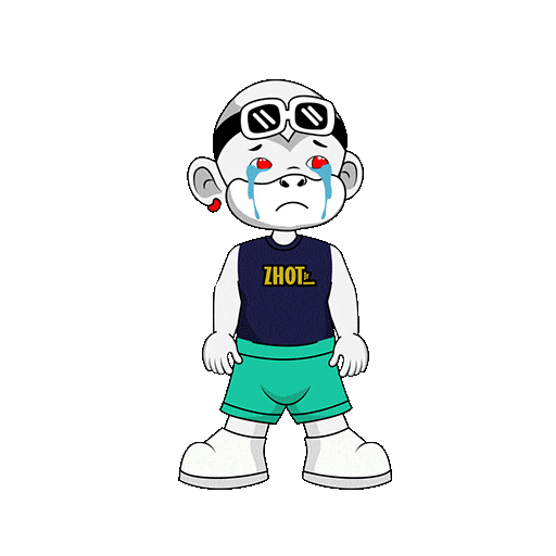 Sad Cry Sticker by Zhot