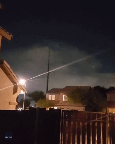 Impressive Cloud Lightning Seen in Phoenix on Night of Damaging Storms