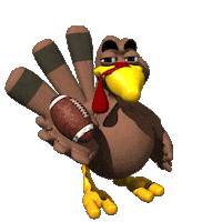 3D Thanksgiving Sticker