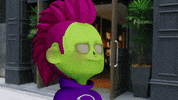 elevate-m monster zombie think smart GIF
