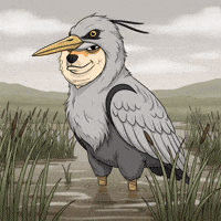 Wading Digital Art GIF by Doge Pound