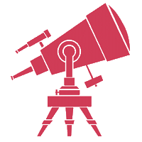 estudiotelescopio estudio telescopio estudiotelescopio Sticker