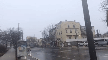 Snow Falls in Southern Pennsylvania Amid Winter Storm Warnings
