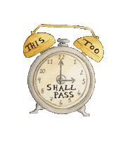 Alarm Clock Time Sticker