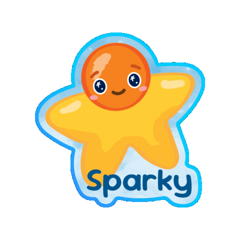 Mascot Spark Sticker by National Speech & Debate Association