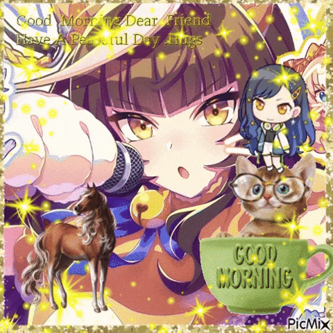 Good Morning Horse GIF