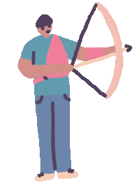 Sport Arrow Sticker by Sara Maese