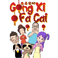 Chinese Family Sticker