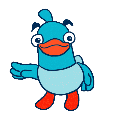 magicalcorneranimator giphyupload pato cuac cuac design Sticker