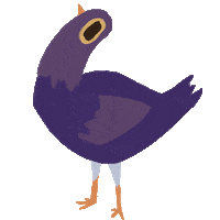 Trash Doves Dancing Sticker by Syd Weiler