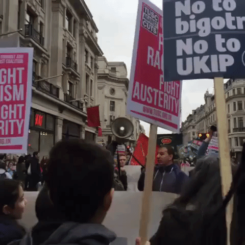 Tories, UKIP, Accused of Racism During London Rally